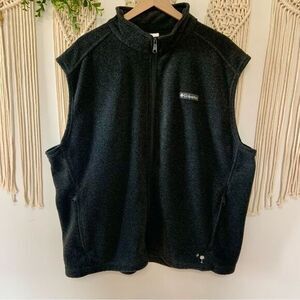 COLUMBIA Men’s‎ Steens Mountain Zip Fleece Vest Carolina Palmetto Moon Gray XXL